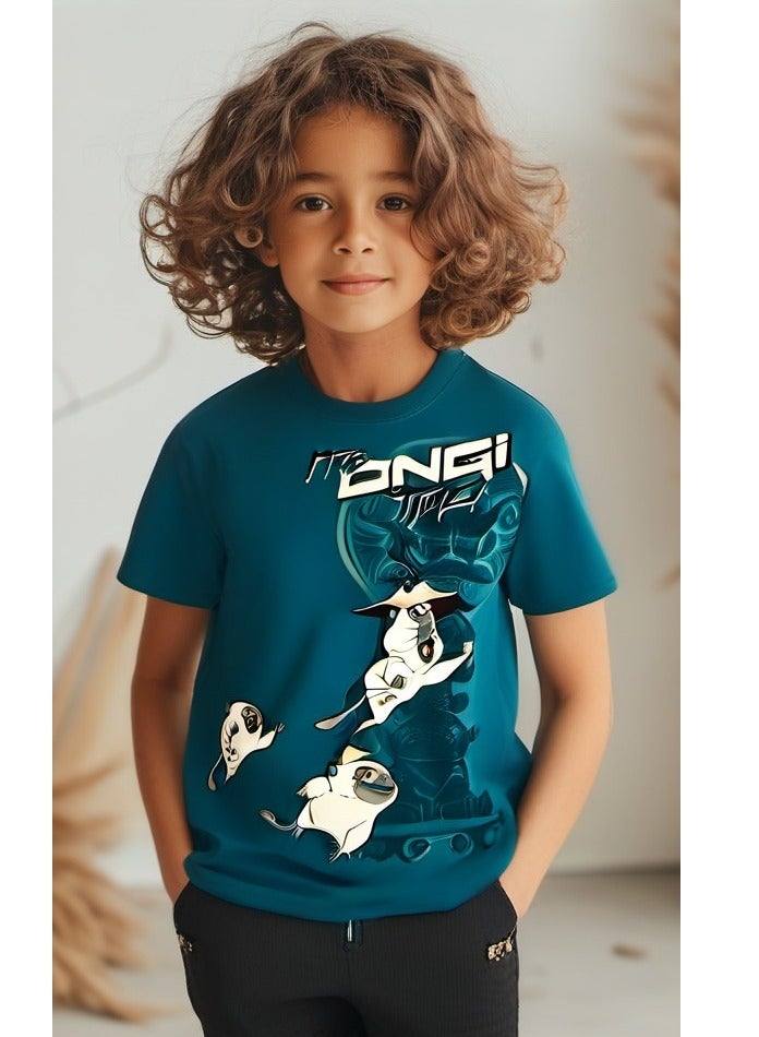 ديزني أونجيس تي شيرت للاولاد – ديزني رايا والتنين الأخير – مقاس 10-12 سنة - Image 1