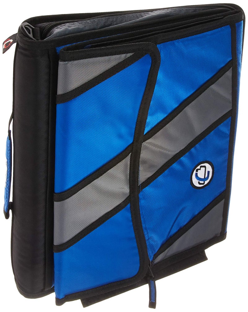 Case it Case-It D-900 3 Ring 1 1/2" Zipper School Binder, Assorted color - Image 1