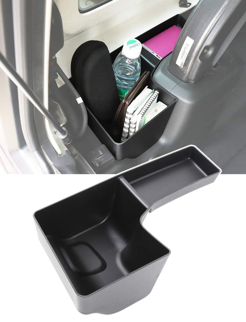 Savadicar RBR Wheel Well Storage Bin Rear Trunk Organizer for 2018-2023 Jeep Wrangler JL JLU 2/4 Door, Interior Accessories, Left Side, Black - Image 1