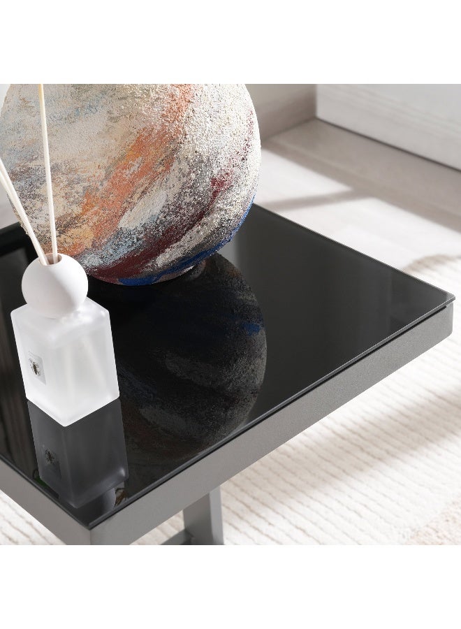 Pan Home Renzo Side Table - Light Grey - Image 1