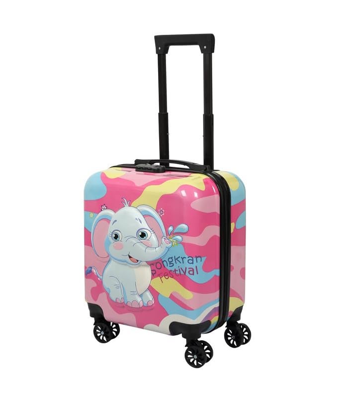 Polo Class Trendy Cute Kids Trolley Bag - Pink - Image 2
