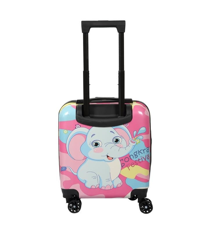 Polo Class Trendy Cute Kids Trolley Bag - Pink - Image 3