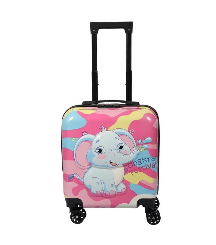 Polo Class Trendy Cute Kids Trolley Bag - Pink - Image 1