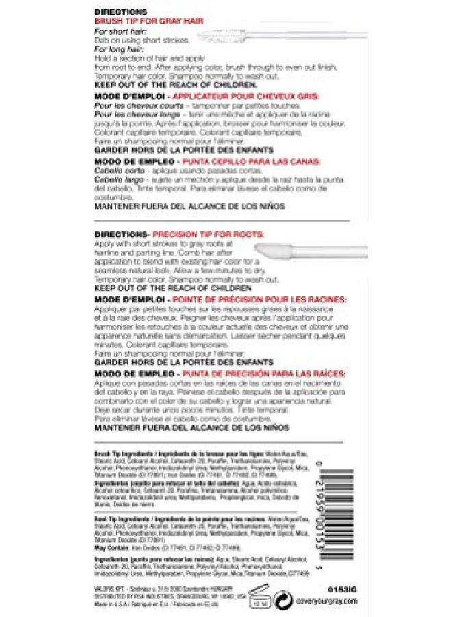 Cover Your Gray 2In1 Wand And Sponge Tip Applicator Black - Image 3