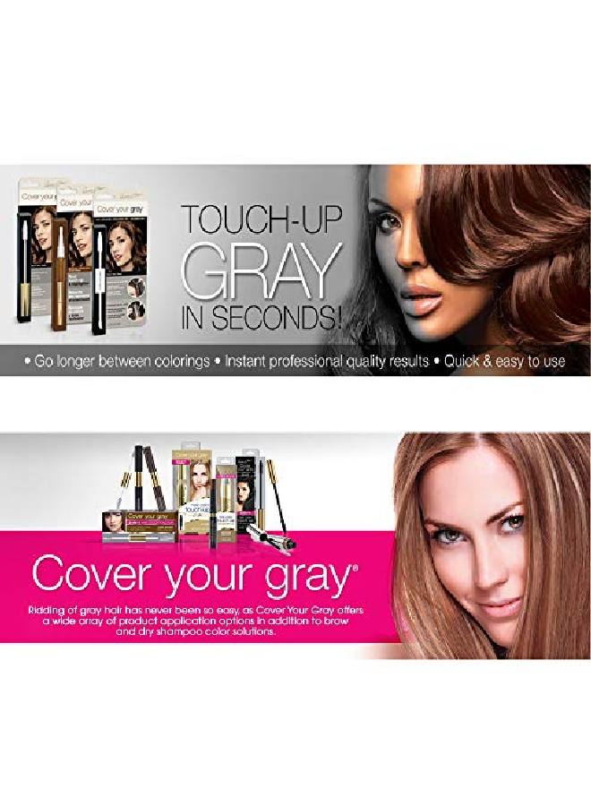 Cover Your Gray 2In1 Wand And Sponge Tip Applicator Black - Image 4