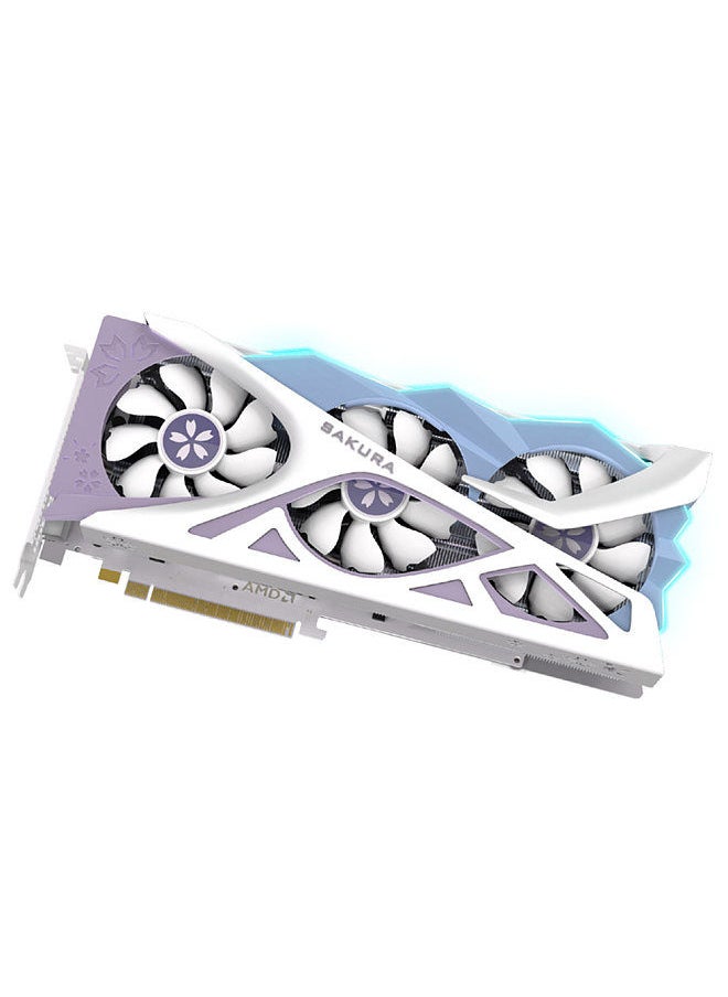 RX6800XT-16G D6 YA Gaming Graphics Card with 16G/256bit/GDDR6 Memory Dual Light Effect Mode DP+HD+Type-C Output Ports