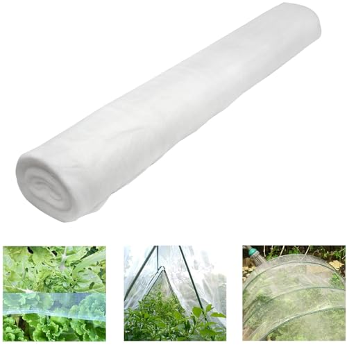 Gardeningwill 10Ft x 100Ft Mosquito Bug Insect Bird Fine Mesh Net Barrier Hunting Blind Garden Screen Netting for Protect Your Plant Fruits Flower - Image 1
