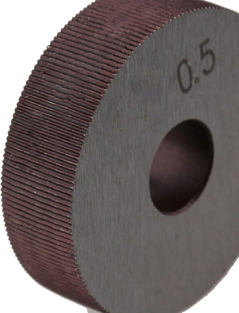 CNBTR 0.5mm 1.5mm 2mm Pitch Single Wheel with 1.0mm Pitch Straight Linear Knurling Tool Set of 7 - Image 5