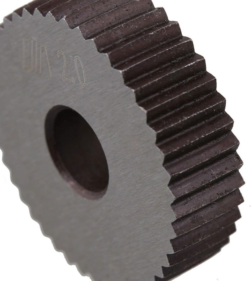 CNBTR 0.5mm 1.5mm 2mm Pitch Single Wheel with 1.0mm Pitch Straight Linear Knurling Tool Set of 7 - Image 4