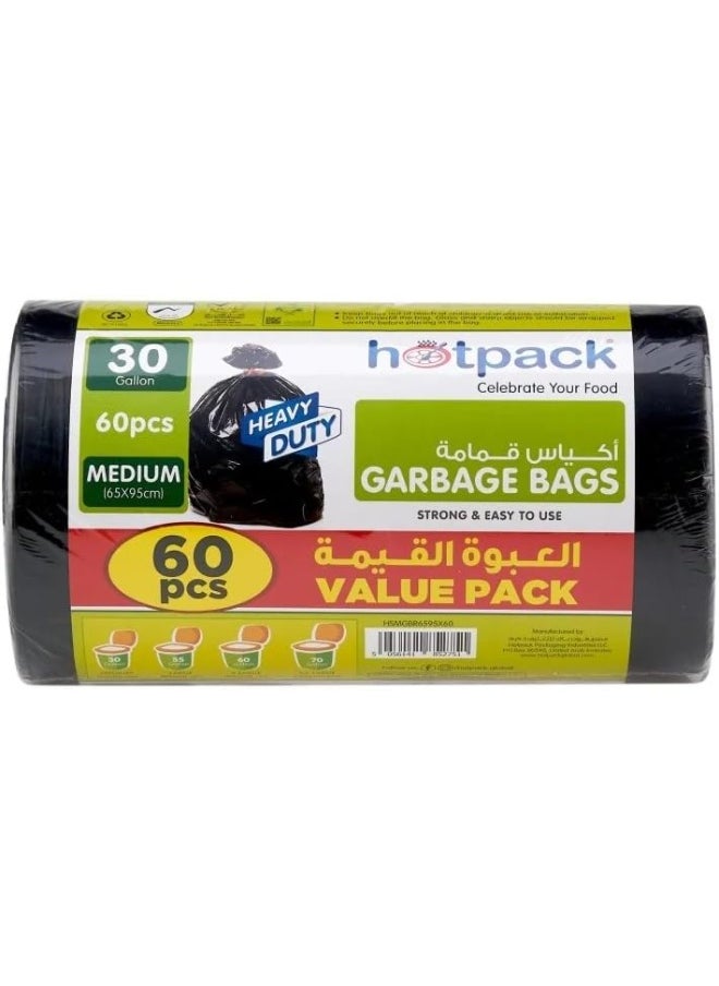 Hotpack Hotpack Garbage Bag Roll 65X95cm, 60 Pieces  - Image 4