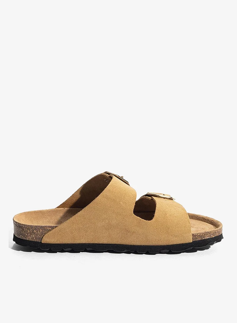 BAYTON Atlas Leather Flat Sandals