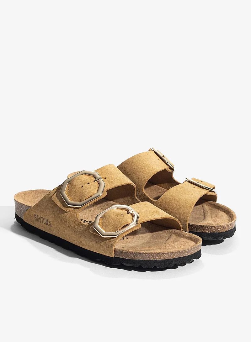 BAYTON  Atlas Leather Flat Sandals for Women | Best Price UAE