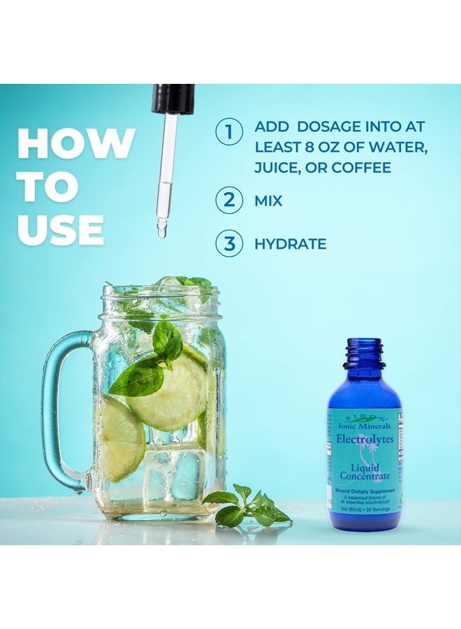 Eidon Ionic Minerals Eidon Electrolytes - Liquid Electrolyte Drops, Replenish & Balance The Electrolyte Equilibrium, All-Natural, Bioavailable, Ionic, Vegan, Gluten-Free, No Preservatives or Additives - 2 oz Bottle - Image 2