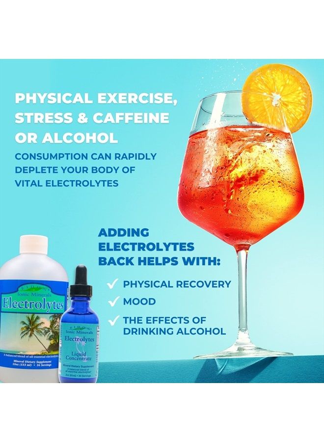 Eidon Ionic Minerals Eidon Electrolytes - Liquid Electrolyte Drops, Replenish & Balance The Electrolyte Equilibrium, All-Natural, Bioavailable, Ionic, Vegan, Gluten-Free, No Preservatives or Additives - 2 oz Bottle - Image 4