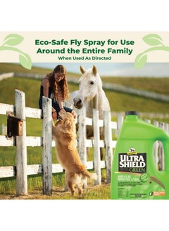 Ultrashield Green AllNatural Fly & Insect Repellent For Horses & Dogs, Essential Oils Repel & Control, 128Oz Bottle, No Sprayer - pzsku/ZBF1EAA65185226FB1E85Z/45/_/1726220067/893975ea-20ab-4f44-8a3d-a4a1727356e2