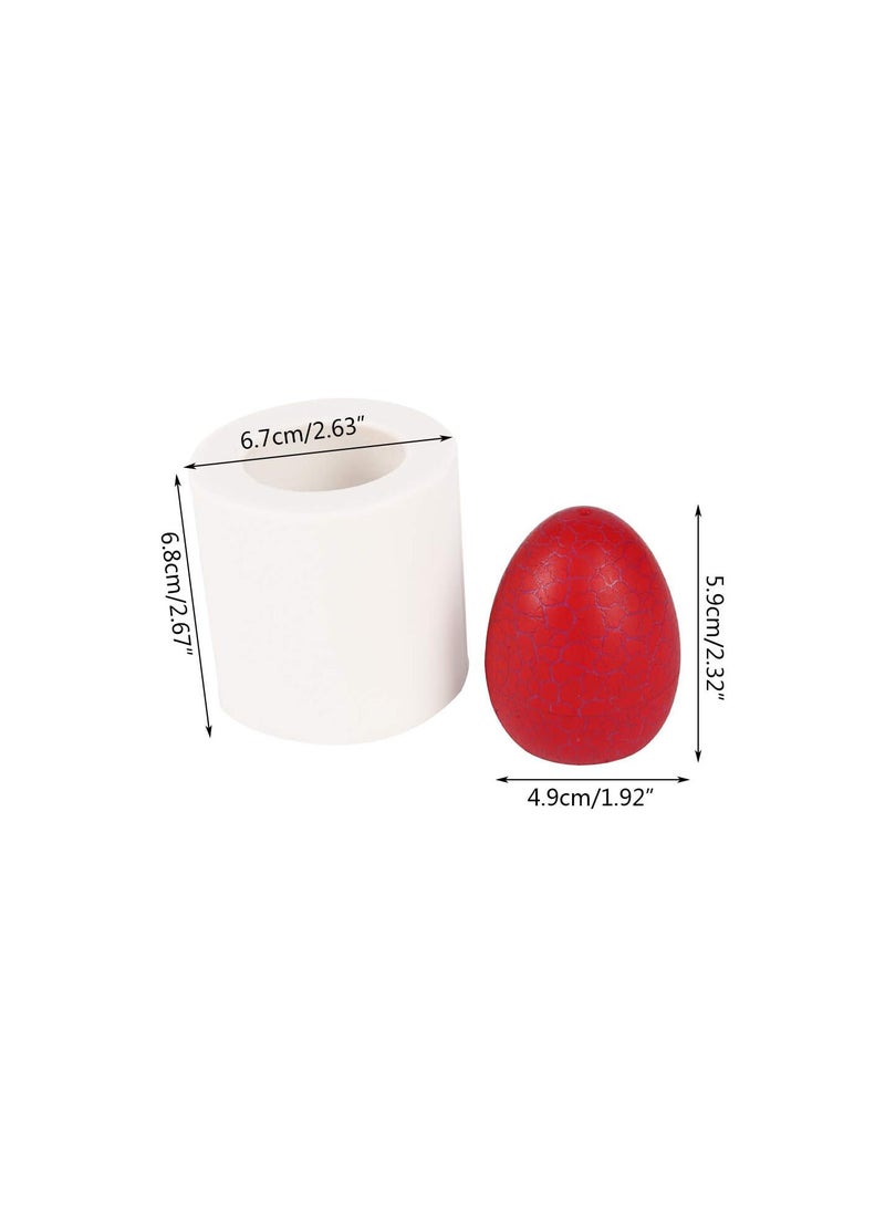 GGOOT DIY Handmade Soap Epoxy Molds Silicone Mold Dinosaur Eggs Shape Fondant Mould  - Image 3