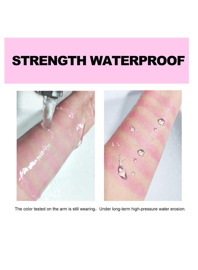 SYOSI Clear Flower Jelly Lipstick Set, 3Pcs, Nutritious Moisturizer Lip Balm Temperature Color Change Lipstick, Long Lasting Hydrating Lip Gloss Flower Jelly Lipstick Makeup Set - Image 5