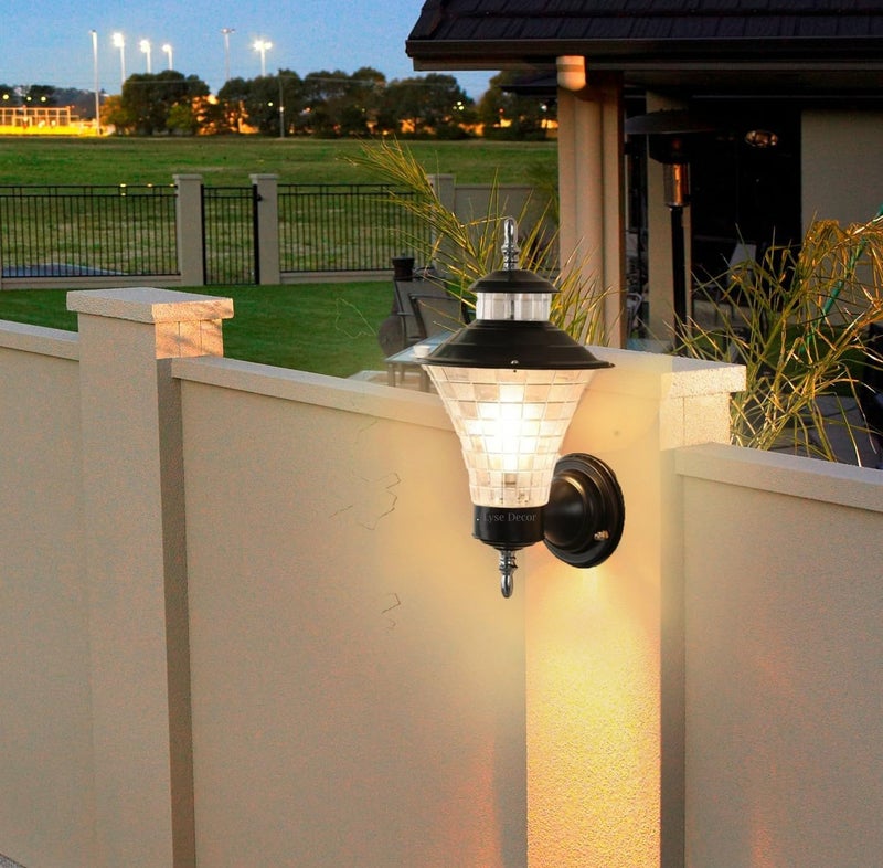 Lyse Decor Decorative Outdoor Gate Lights, Gate Lamps, Boundary Lamps, Compound gate Light, Wall Lamps, Pilllar Gate Light and Garden gate Lights (Pack of 1) - Image 5