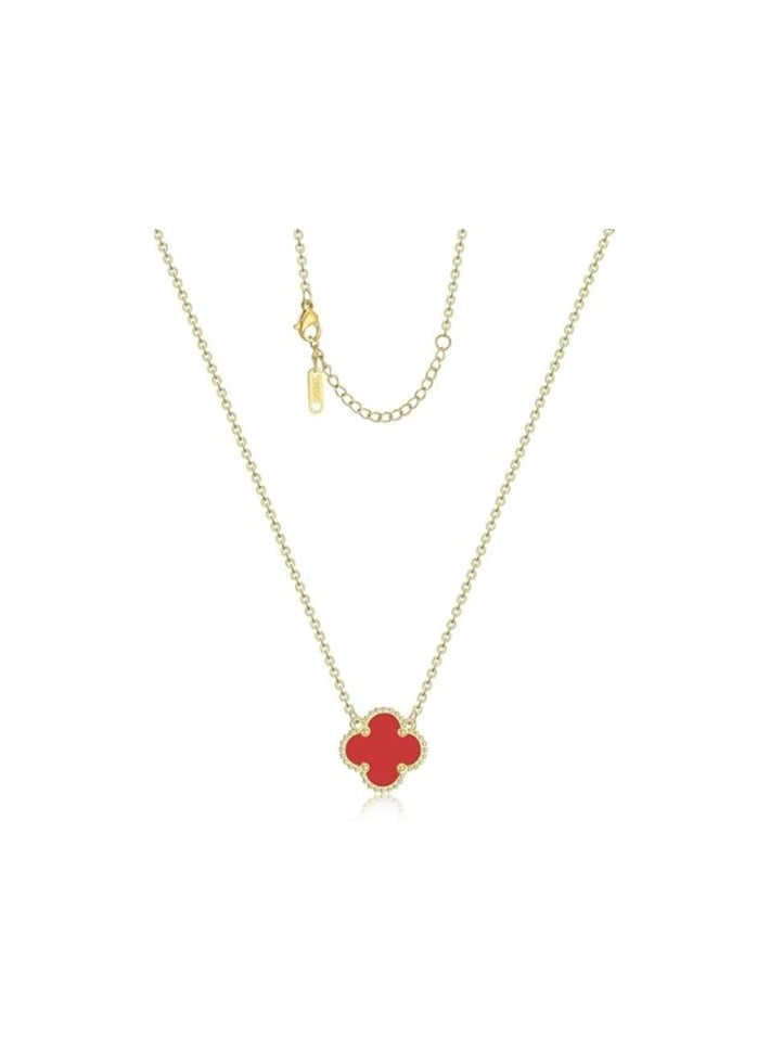 Fayrouz Jewellery Women's Stainless Steel Pendant Necklace Simple Design Necklace - Image 1