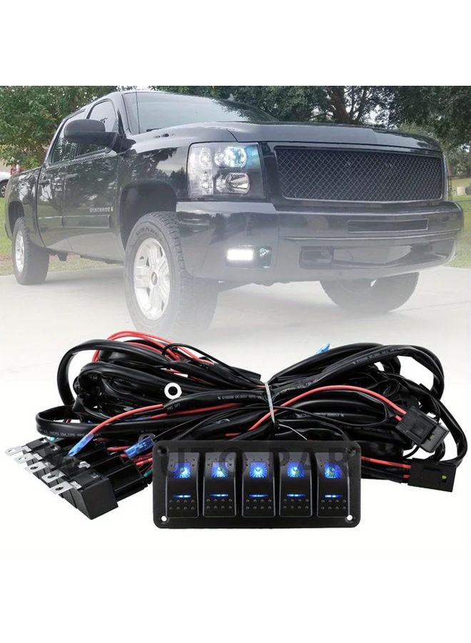 2 Way 16AWG LED Light Strip Harness Kit With On Off Switch For Car RV Yacht - Image 2