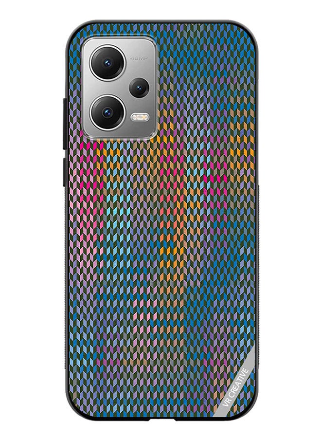 VR CREATIVE Protective Case Cover For Xiaomi Redmi Note 12 Abstract Design Multicolour - Image 1