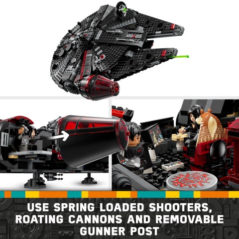 ليغو مجموعة مركبة قابلة للبناء دارك فالكون من LEGO® Star Wars™‍‌‎ للأطفال، فكرة هدية عيد ميلاد ممتعة 75389 - Image 4