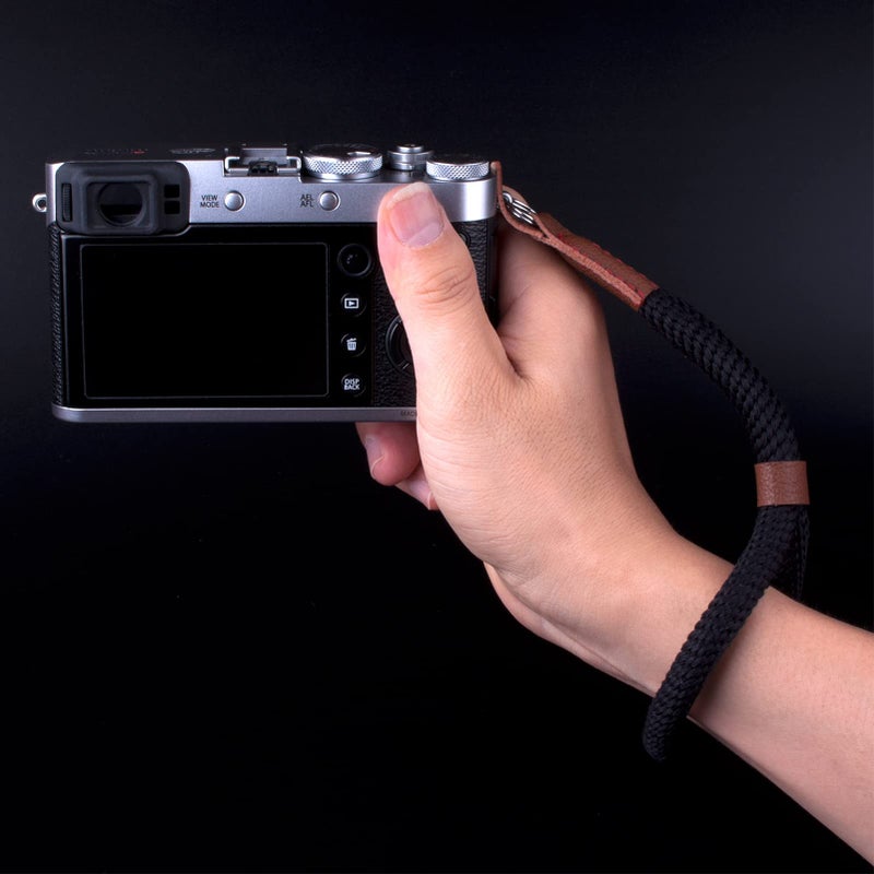 VKO Camera Wrist Strap,Hand Strap lanyard for DSLR SLR Mirrorless Camera Rope Adjustable Safety Strap(Black) - Image 4