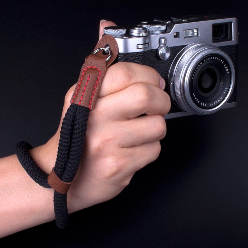 VKO Camera Wrist Strap,Hand Strap lanyard for DSLR SLR Mirrorless Camera Rope Adjustable Safety Strap(Black) - Image 2