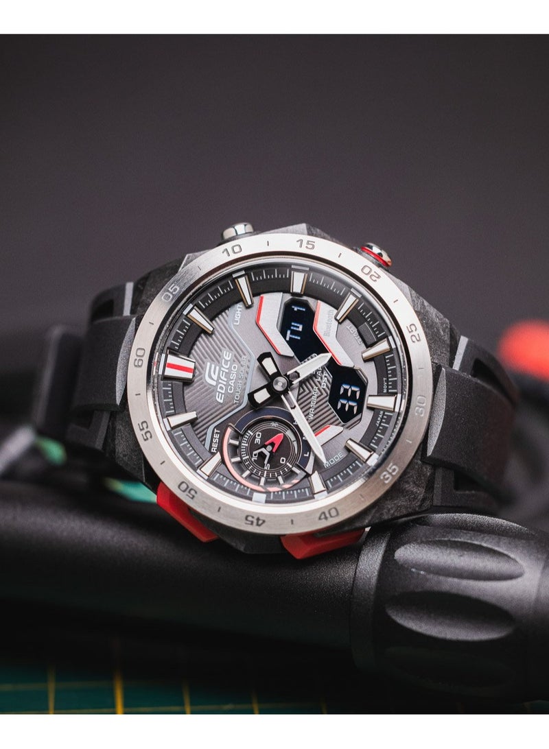 Casio Men Watch EDIFICE Windflow Digital Smartphone Link Solar Black Dial  ECB-2200P-1ADF - Image 4