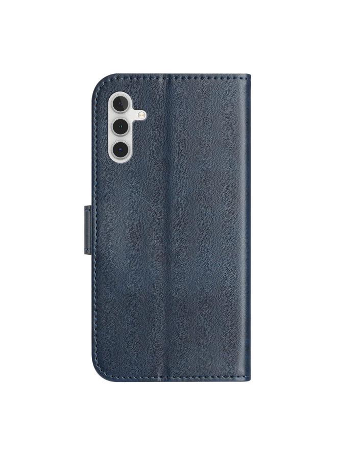 S-TOP Case For Samsung Galaxy A24 5G Dual-Folded S-shape Leather Phone Case - Image 3