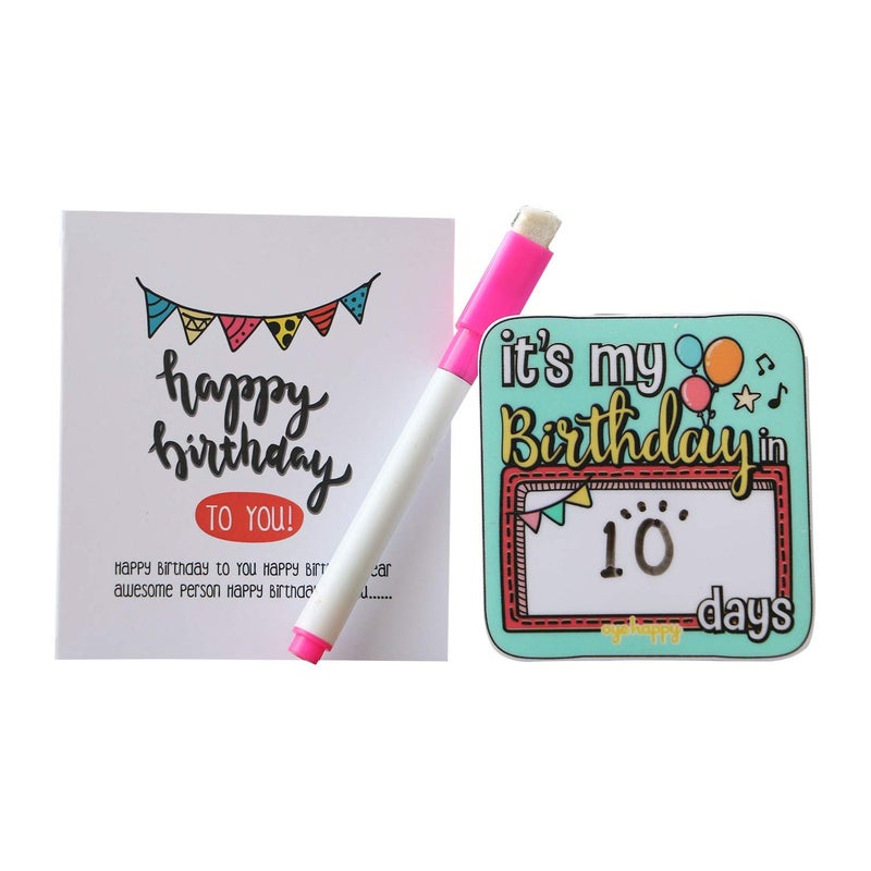 Oye Happy - Birthday Countdown Magnet - Unique Magnet for Friends/Girlfriend/Boyfriend/Husband/Wife to Gift on Birthday - Image 5