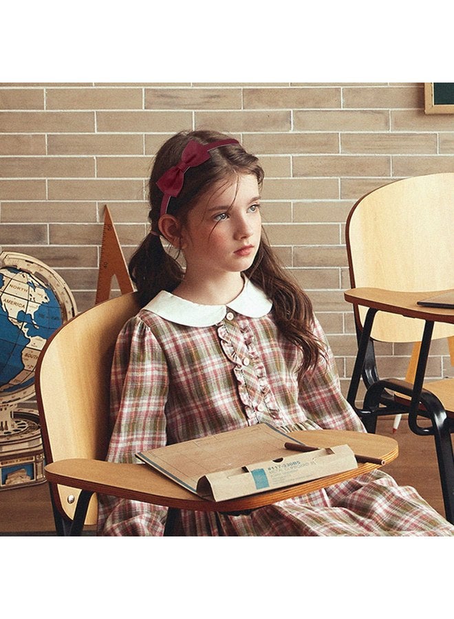 Candygirl Bows Headbands for Girls Toddler, 22pcs Ribbon Hair Bow Head bands for Kids Children Cute Hairbands for Daily School Hair Accessories - Image 3