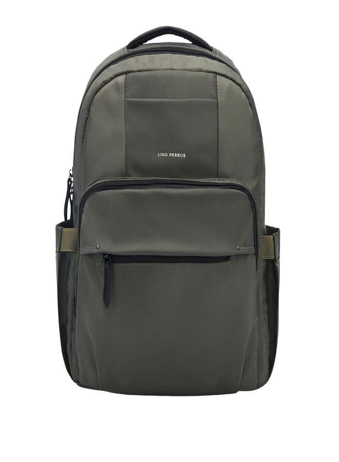 Lino Perros Harvard Arthur Olive Backpack - Image 1