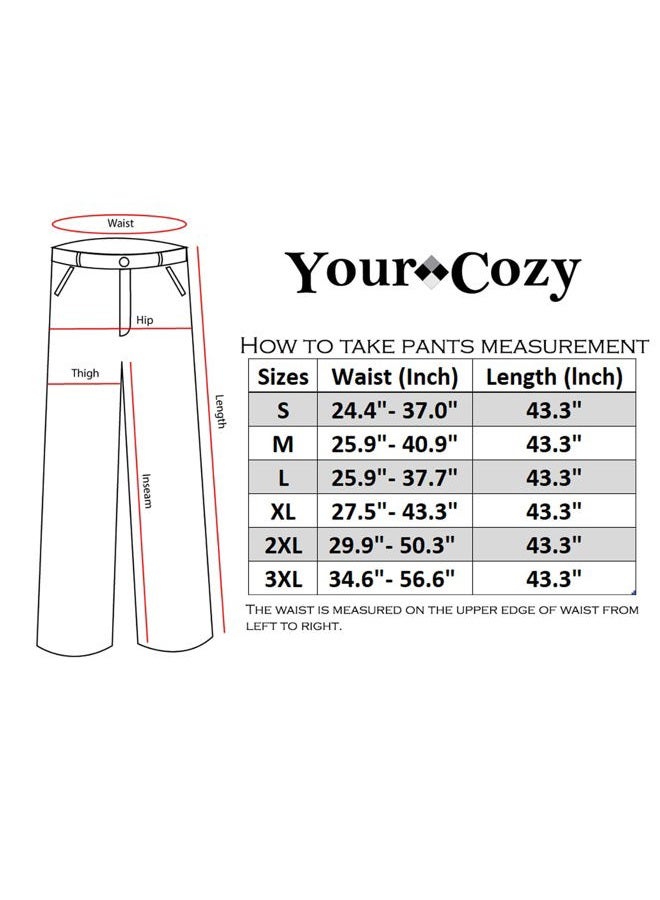 Your Cozy Women Harem Pant Boho Genie Aladdin Smocked Waist Yoga Trousers (Peacock Violet S) - Image 5