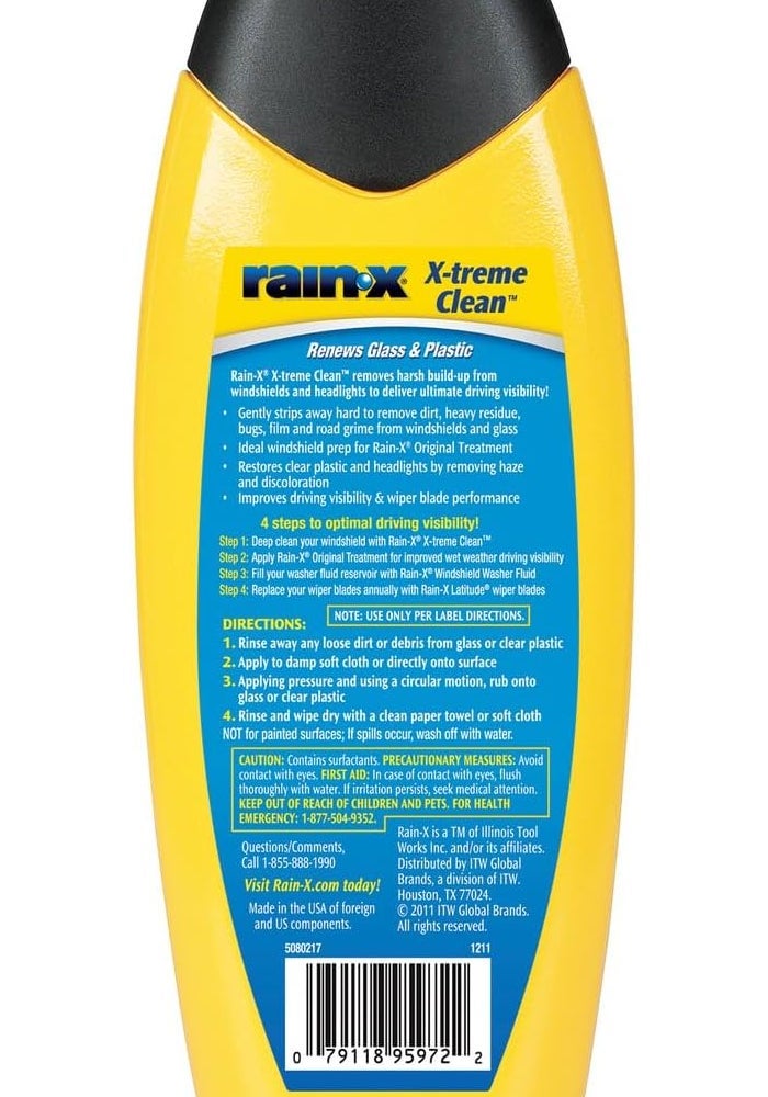 Rain-X X-treme Clean Glass and Plastic Cleaner - 355 ml - Image 4