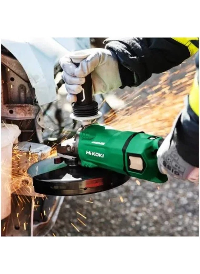 Hikoki مطحنة هيكوكاي اللاسلكية 9 بوصة، 36 فولت ليثيوم أيون، 4.9 كجم، بطارية 4.0Ah، محرك بدون فرش – طراز G3623DAWGZ - Image 5