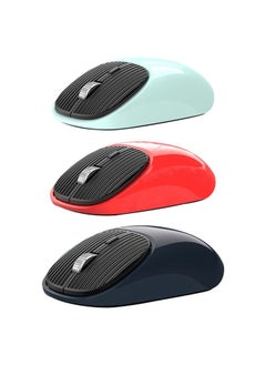 BURAQ MKESPN SXS-5600 Type-C Rechargeable 2.4G Wireless Mouse(Red)  - Image 2