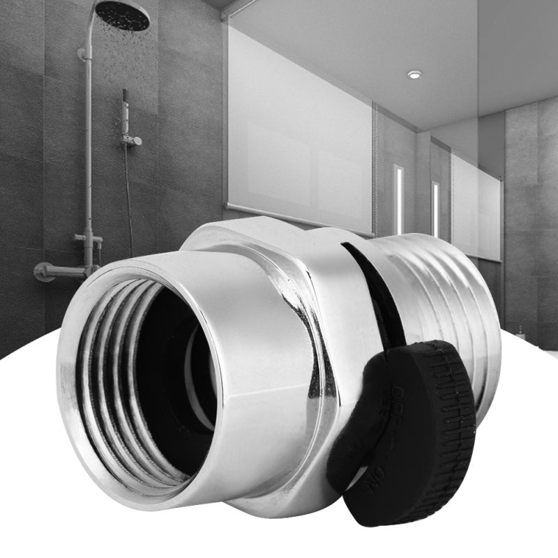 Shower Head Valve: Copper Ceramic Core Structure - Long Service Life, Adjustable Flow Control Valve for Home Bathroom Use - Image 1