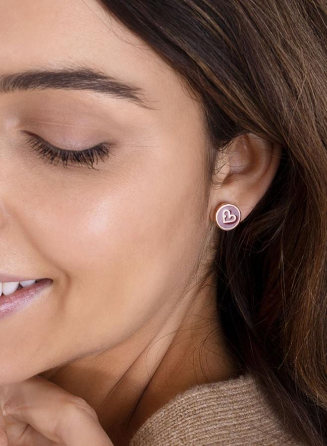 Furla Heart Hoop Earrings - Image 2