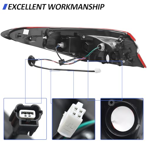 LEAVAN Tail Lights Assembly Fit For 2018 2019 2020 Toyota Camry L/LE/SE Rear Right outer taillight taillamp Passenger Side 8155006730 TO2805136 - Image 3