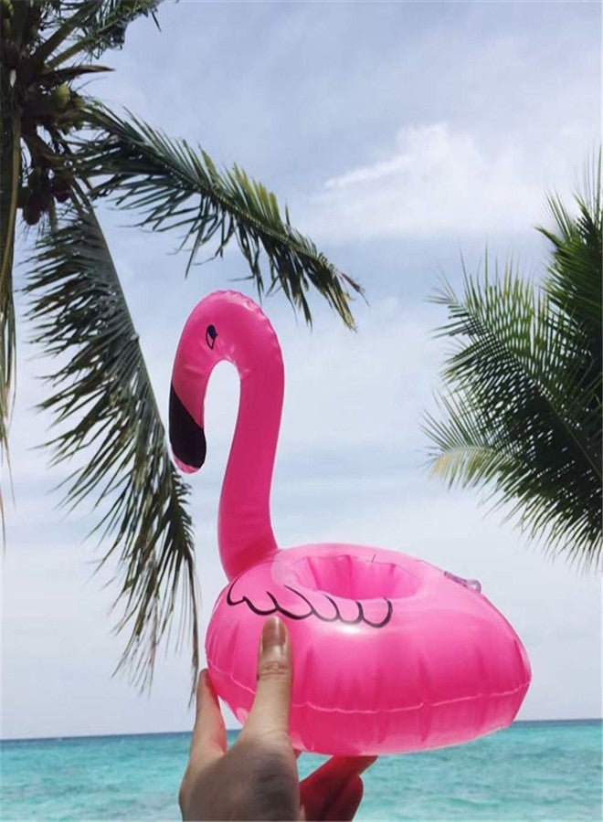 iShyan Inflatable Drink Holder 3 Pack Flamingo Drink Pool Floats Cup Holders for Summer Pool Party, Variety Shape to Choose - Image 5