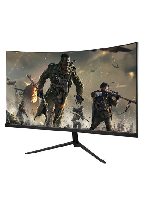 23.8-inch IPS Curved Screen Gaming Monitor with Frameless Full HD (1920x1080) VA Display,75Hz Refresh Rate ,HDMI and DP Input-Black