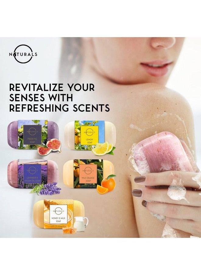 O Naturals - 10Pc Bar Soap For Men & Women Natural Soap Bath Soap Bars Bar Soap For Women Natural Soap For Men Natural Bar Soap Soap Bars Natural Soap Bar Vegan Bars Of Soap Spa Gifts For Women & Men - Image 1