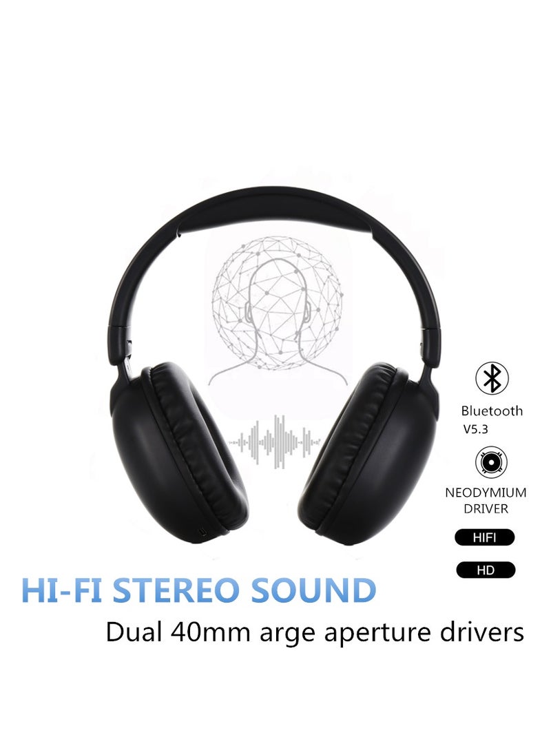Niye - K5 Bluetooth Headphone Foldable Hi-Fi Stereo Sound with Built-in HD Mic - Battery Capacity 300mAh - Bluetooth V5.3 for stable Music & Call Time 6-8 Hours - Image 1