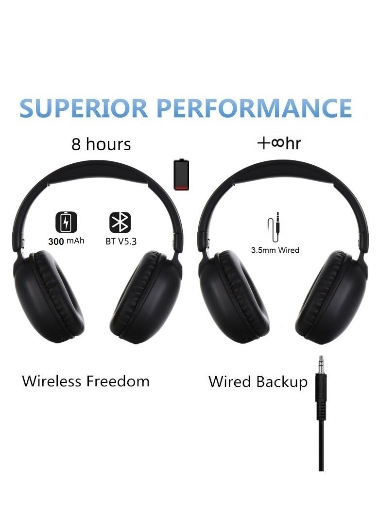 Niye K5 Bluetooth Headphone Foldable Hi-Fi Stereo Sound with Built-in HD Mic - Battery Capacity 300mAh - Bluetooth V5.3 for stable Music & Call Time 6-8 Hours  - Image 3