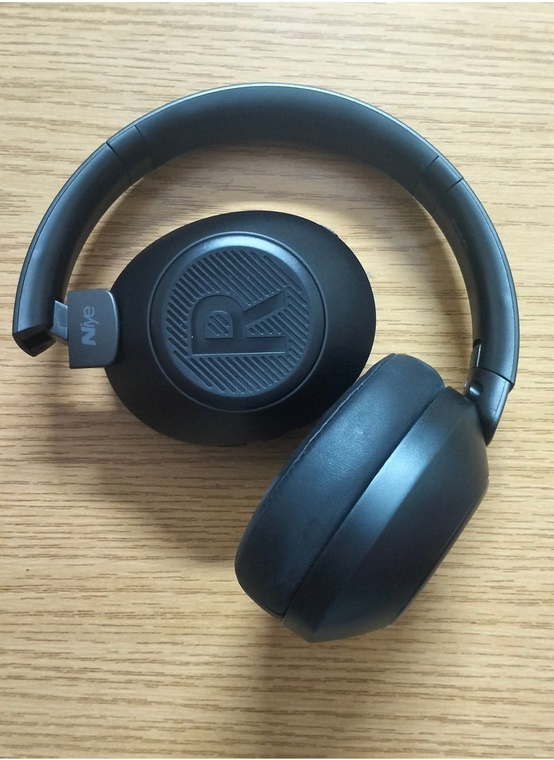 Niye - K5 Bluetooth Headphone Foldable Hi-Fi Stereo Sound with Built-in HD Mic - Battery Capacity 300mAh - Bluetooth V5.3 for stable Music & Call Time 6-8 Hours - Image 1