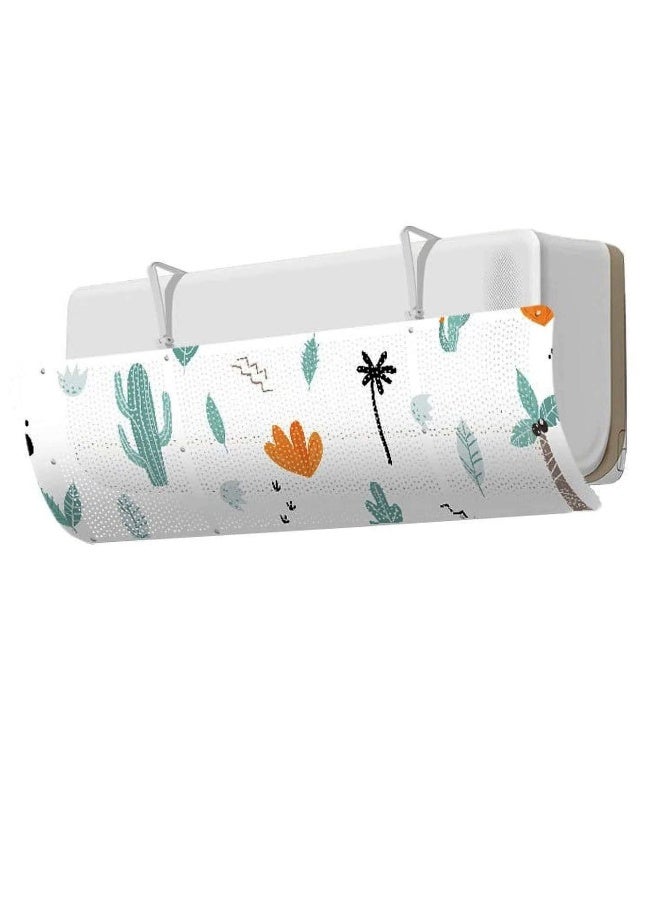 Air Conditioner Deflector, Wall Air Conditioner Diffuser for Home Windscreen Deflector Retractable Wind Guide Deflector, Anti-Blowing (shape May Vary) - Image 1