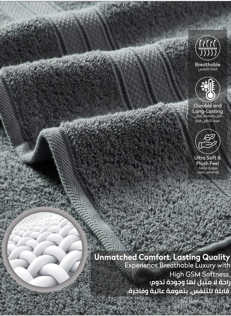 Premium 100 % Combed Cotton 1-Pcs Bath Towel(70 X 140 CM) 600 GSM Large Towel, Highly Absorbent, Quick Dry,Best Towel for Bathroom, Spa And Hotel,Grey - pzsku/ZBF2000951274A68EF18BZ/45/_/1732456935/0c027c3b-bc77-4485-aaa0-0fa2a34ee97e