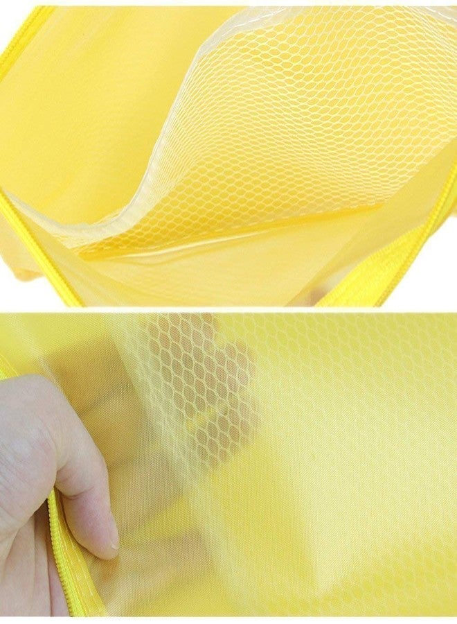 ANG Transparent Plastic Document Pouch | Clear Zipper File Bag | Waterproof A4 Size Travel Document Holder | Storage Pouch for Office, School & Bills Receipts (5 Pieces, 9 x 26 cm) - Image 5