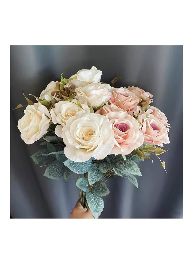 Huitich Artificial Flower Decor for Home, Parties, and Weddings Blue  - Image 4
